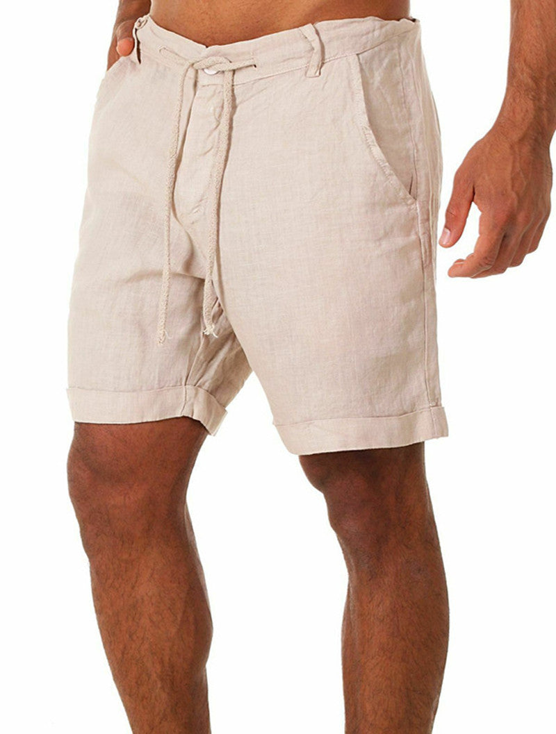 Leichte Shorts aus Baumwolle und Leinen - Larry