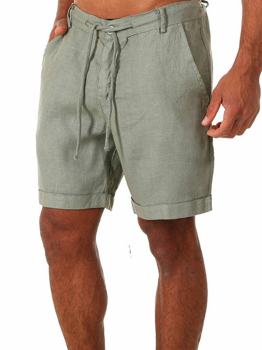 Leichte Shorts aus Baumwolle und Leinen - Larry